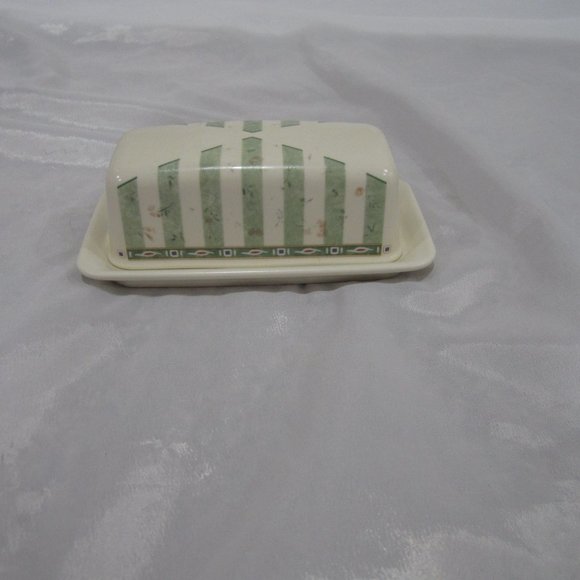 Pfaltzgraff Naturewood Butter Dish - Picture 1 of 5